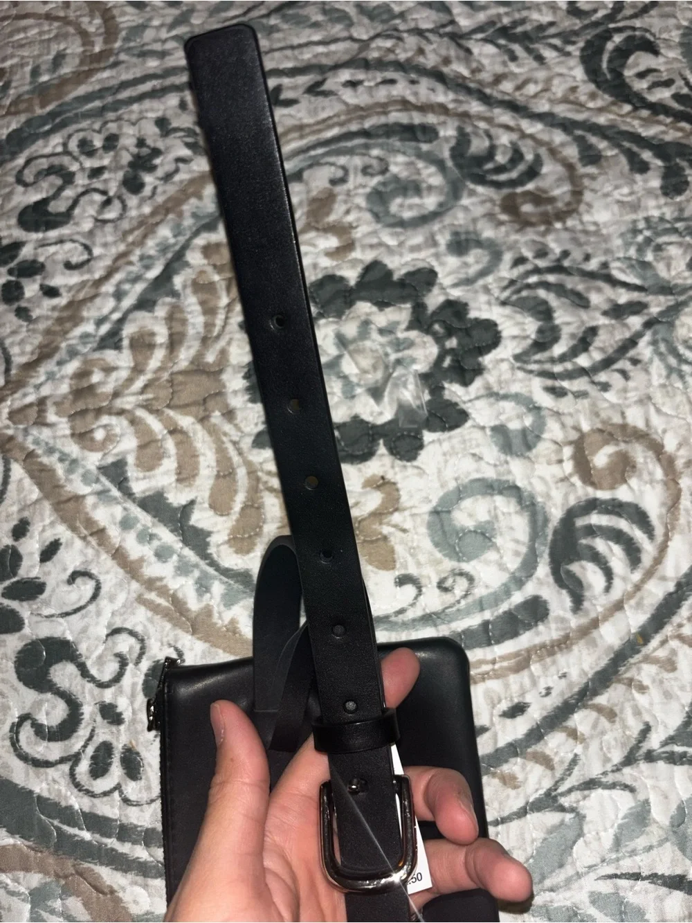Calvin Klein Black Leather belt Bag